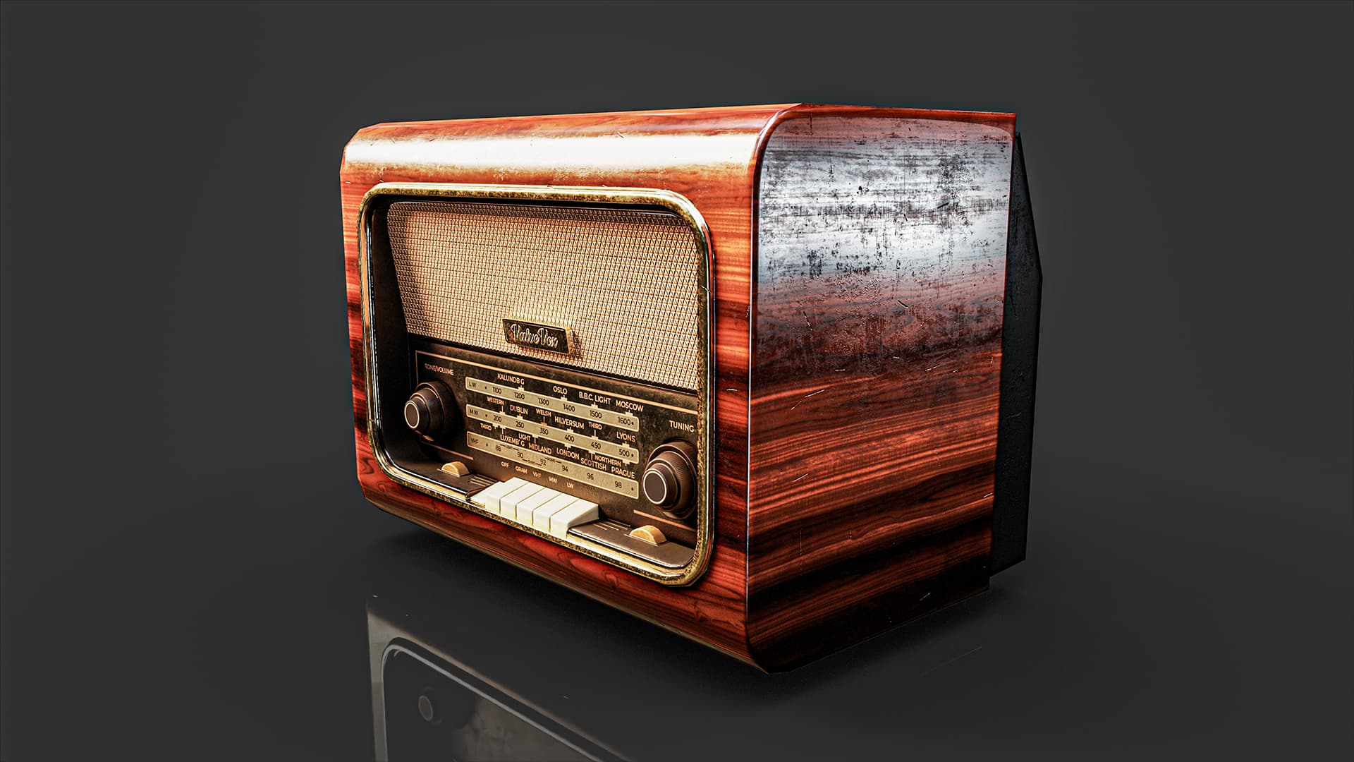 001_Radio_Valve_3d_Model_Rendering