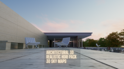 HDRI 8k sky maps pack for architecture 3d rendering