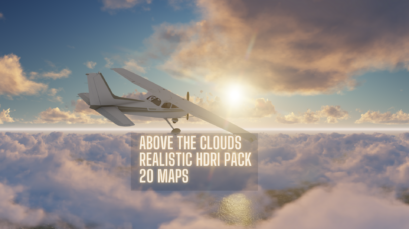 Sky above cloud HDRI