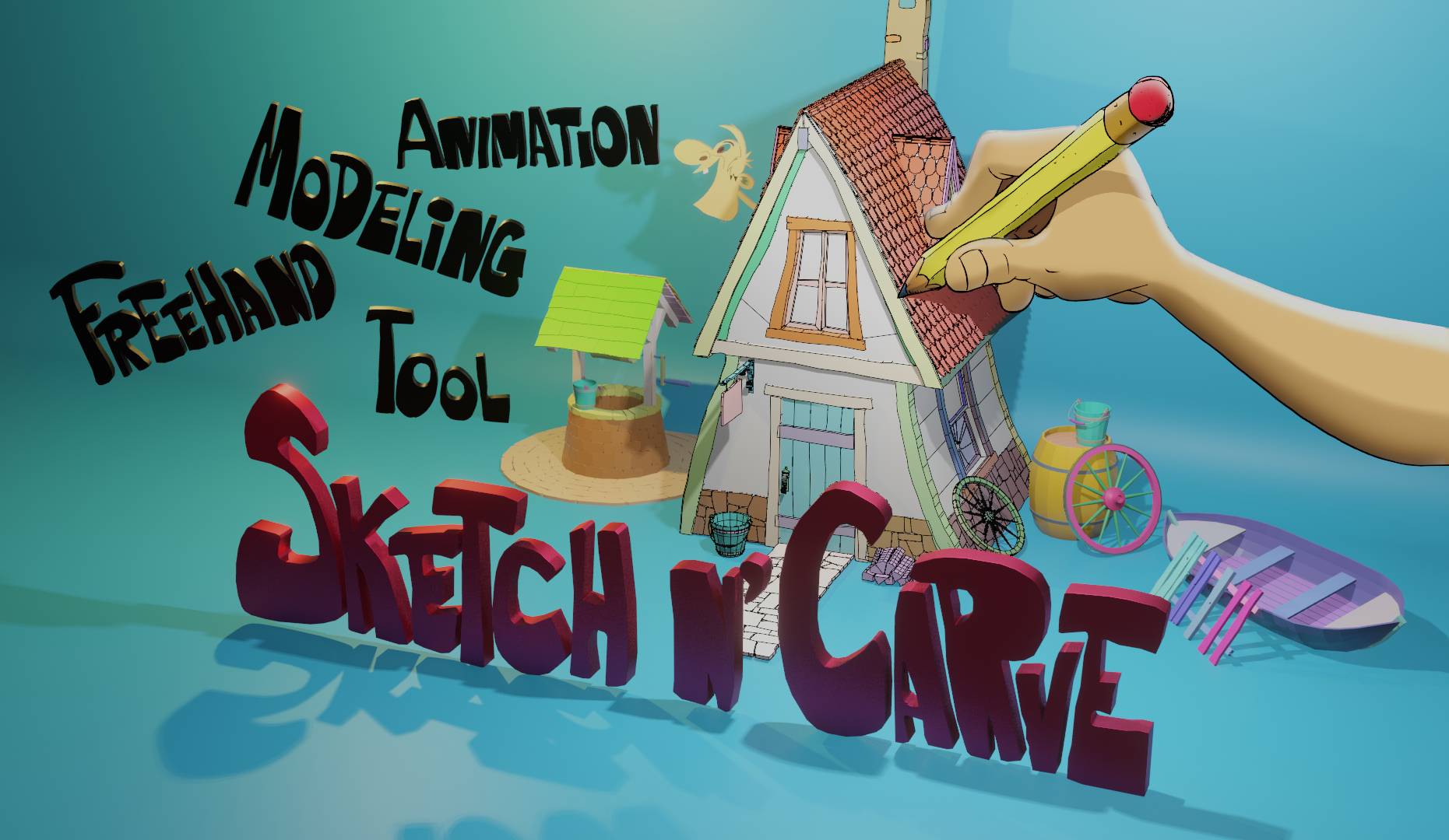 The 3D modeler for the 2D artist