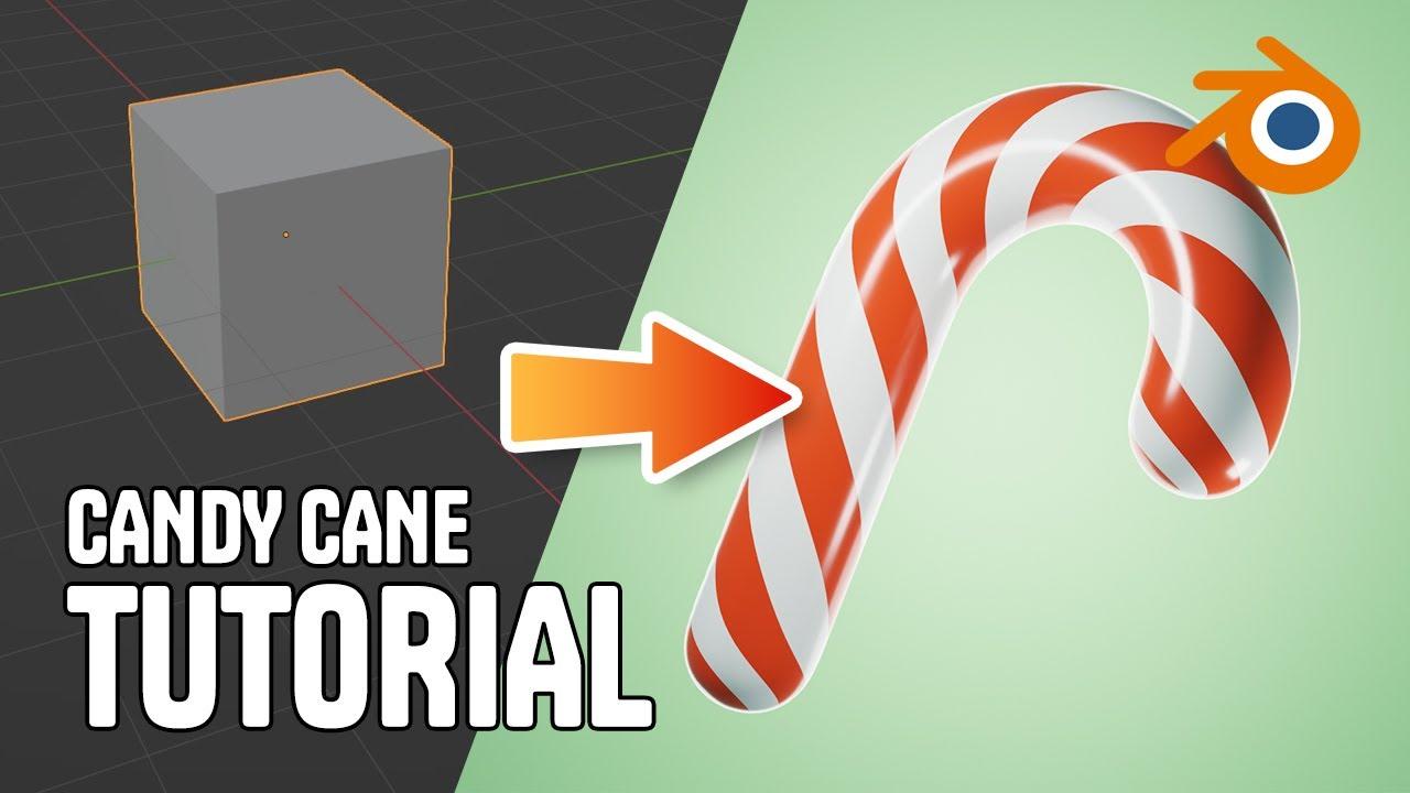 Create A Candy Cane Blender 3d Tutorial Blendernation Bazaar 9522