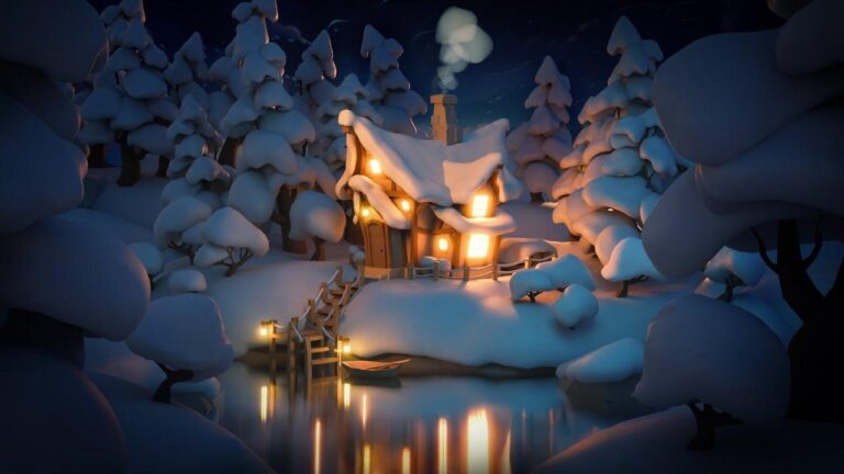 Creating a Cosy Winter Wonderland in Blender 4: A Step-by-Step Guide ...