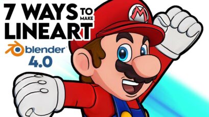 7 Ways to Make Lineart in Blender 4.0!