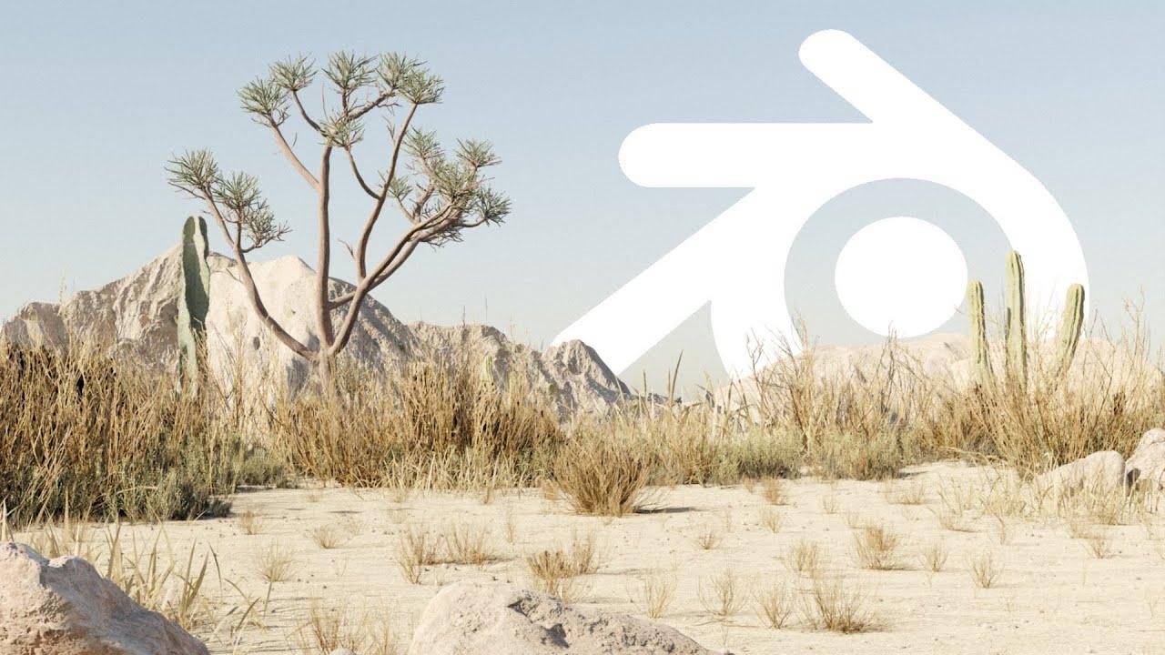 Make a Desert Environment Blender 4.0 BlenderNation Bazaar