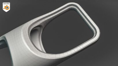 Blender Hard Surface Subd Modeling (Booleans, Mirrors, & Complex Cuts)