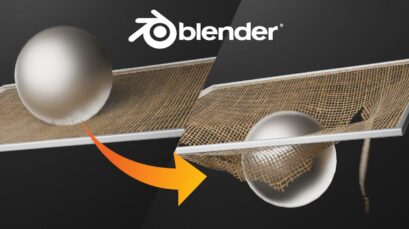 Blender | Rip Cloth Simulation | Destructive Method